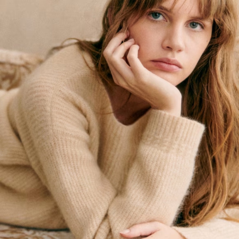 Sezane Brad Jumper in Vanilla (36/S)